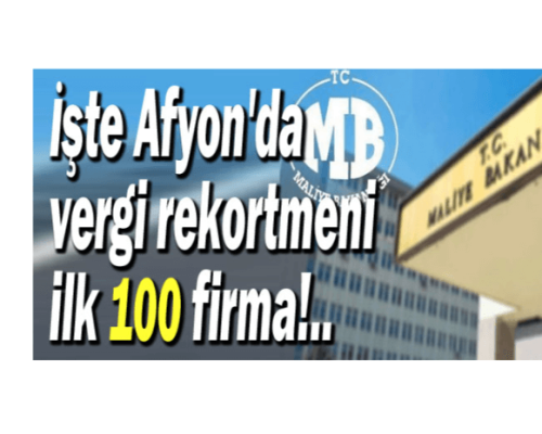Afyon'un 2014 Yılı Kurumlar Vergisi rekortmenlerinden YDK Mermer