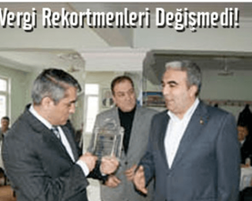 Emirdağ'ın 2009 Yılı Vergi Rekortmenleri Ödüllendirildi