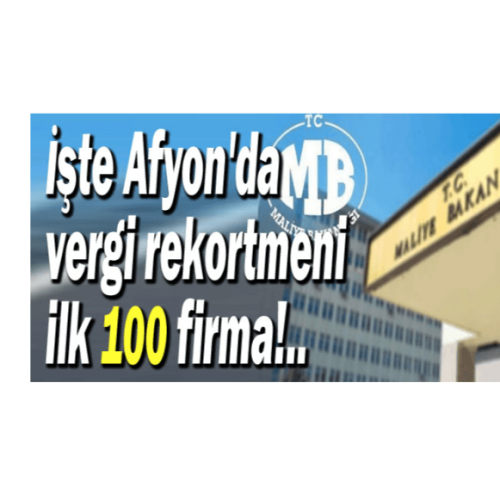 Afyon'un 2014 Yılı Kurumlar Vergisi rekortmenlerinden YDK Mermer